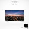 4K ultra HD resolution stainless steel outdoor TV.