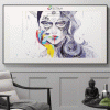 Display art and online photo album with this impressive smart TV display.